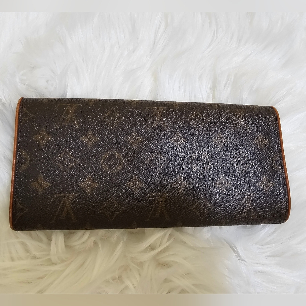 Louis Vuitton LV Shoulder Bag Pochette Twin GM Brown Monogram - Picture 4 of 17